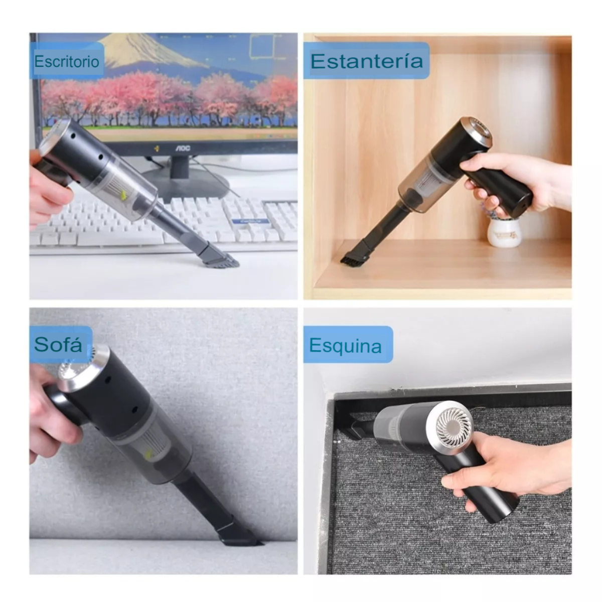 Aspiradora de Mano Recargable