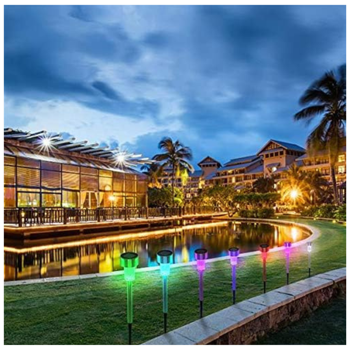 Estaca Solar Jardinera